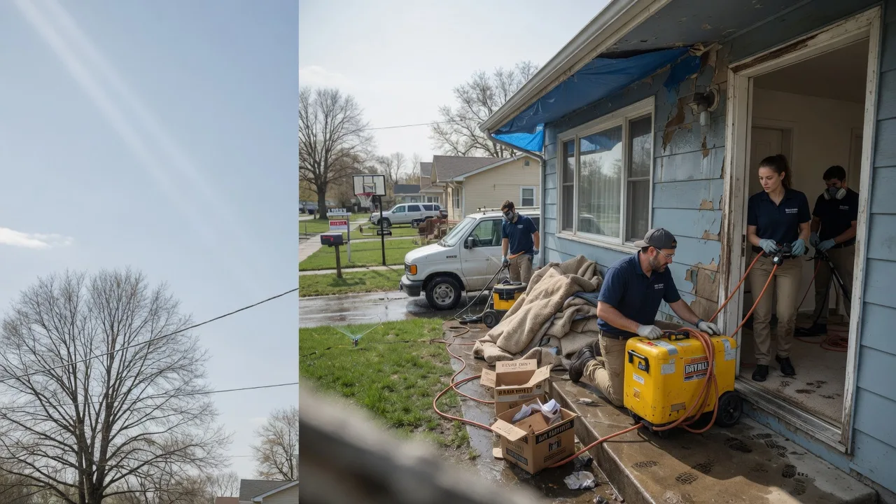 Basement Flood Cleanup in Versailles, KY near me